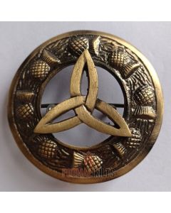 Celtic Fly Plaid Brooch