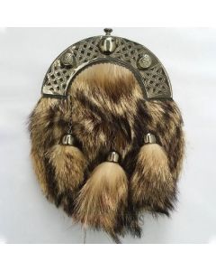 Celtic Knot Fox Fur Sporran