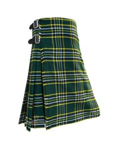 Dark Irish Tartan Kilt Side