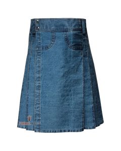 Denim Kilt For Men
