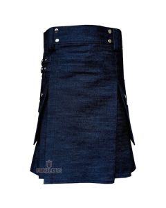 Denim Utility Kilt