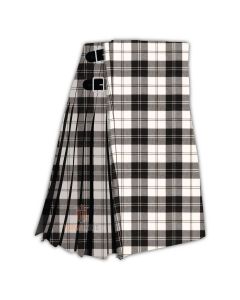 Erskine Black and White Tartan Kilt