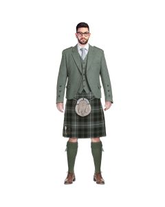 lovat green jacket argyle kilt outfit