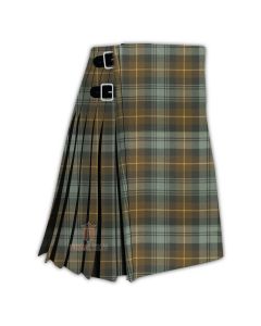 gordon weathered tartan kilt
