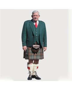 green kilt outfit-made to measure