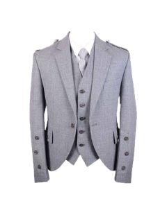 Grey Argyll Tweed Jacket and Vest