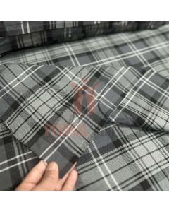 hamilton grey tartan fabric