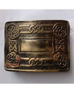 Highland Cletic Swirl Kilt Belt Buckle