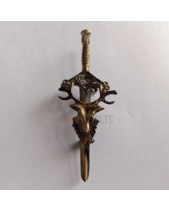 Highland Stag Head Kilt Pin