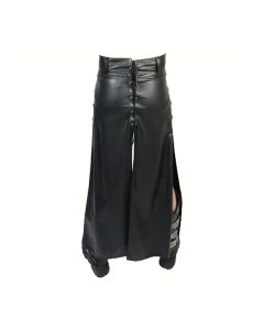 Long Hip Hugging Leather Kilt