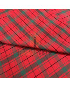 MacDonald of the Isles Red Modern Tartan Fabric