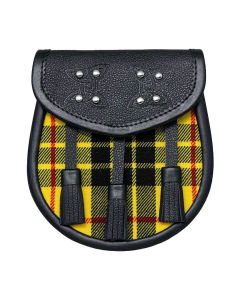 Macleod Of Lewis Tartan Leather Sporran