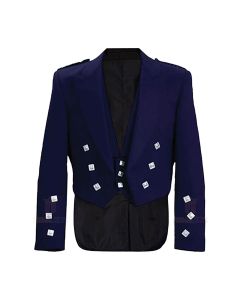 navy blue prince charlie jacket waistcoat