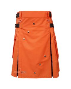 Orange Deluxe Hybrid Utility Kilt
