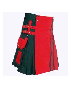 Red And Green Hybrid Kilt