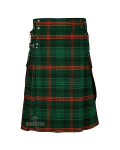 Rose Hunting Tartan Utility Kilt Front