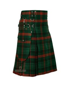 Rose Hunting Tartan Utility Kilt Front