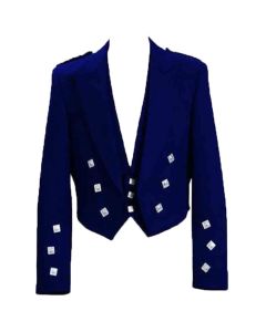 Royal Blue Prince Charlie Jacket and Waistcoat