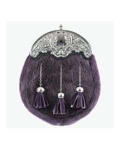 Seal Purple Sporran With Free Chain Belt