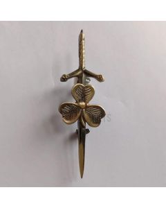 Shamrock Kilt Pin