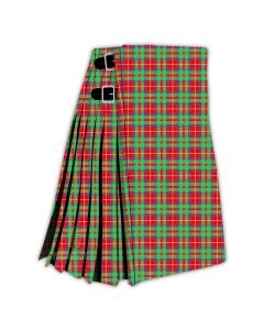 shaw red modern tartan kilt