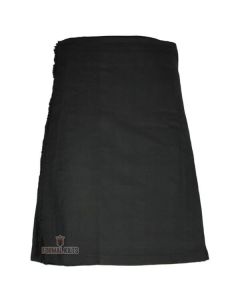 Solid Black Kilt