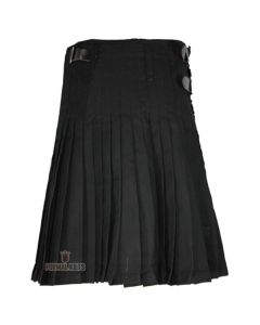 Solid Black Kilt