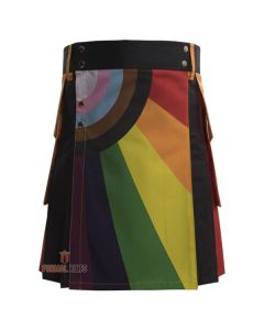 Special LGBTQ Flag Rainbow Kilt