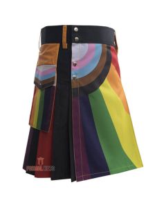 Special LGBTQ Flag Rainbow Kilt