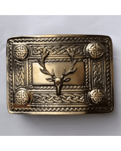 Stag Head Kilt Belt Buckle
