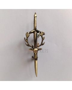 Stag Head Kilt Pin