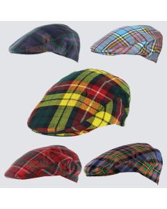 Tartan Flat Cap