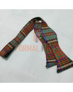 Tartan Bow Tie Self Tie