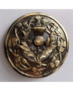 Thistle Fly Plaid Brooch