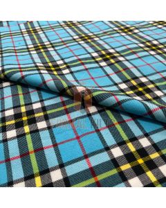 Thompson Blue Tartan Fabric