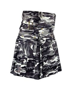 Urban Camouflage Utility Kilt Front