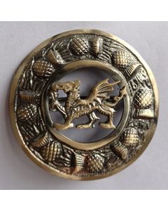 Walsh Dragon Fly Plaid Brooch