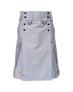 White Tactical Kilt