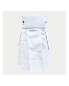 Modern White Utility Kilt