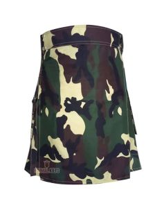 Woodland Green Tactical Kilt Front