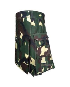 Woodland Green Tactical Kilt Front