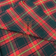 Ulster Red Tartan Fabric