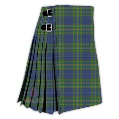 all ireland blue tartan kilt
