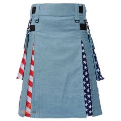 American Flag Hybrid Utility Kilt Front