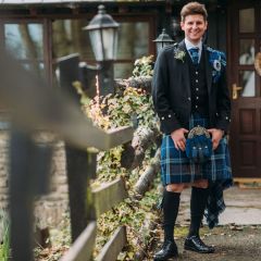 Argyle Wedding Kilt Outfit