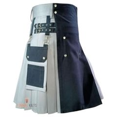 Black And Grey Kilt_1