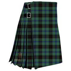 black thistle tartan kilt