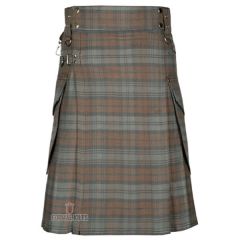 Black Watch Weathered Utility Kilt Front