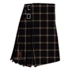 Celtic Black Tartan Kilt