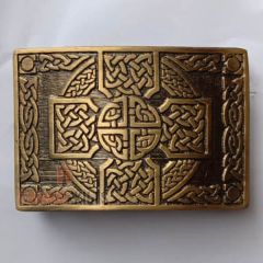 Celtic Cross Kilt Belt Buckle